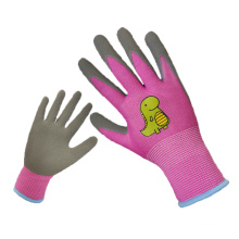 Foam Latex Palm Coated Gardening Gloves For Kids Children Garden Work Gloves